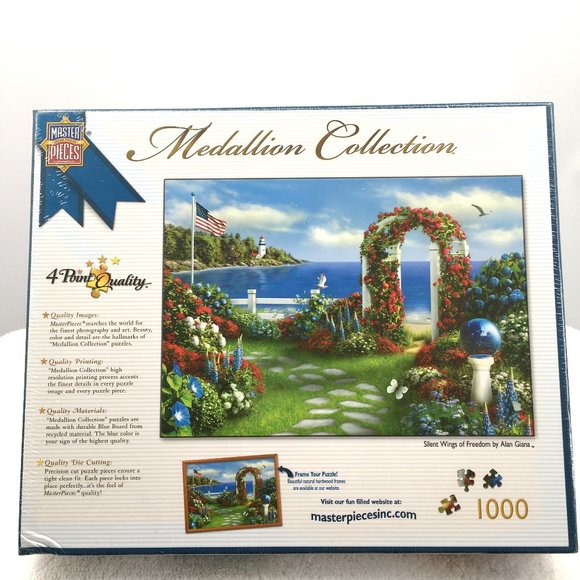 Medallion Collection Puzzle "Silent Wings of Freedom" 1000 Pieces - Picture 4 of 9